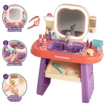 Детское трюмо Play House 008-959 (подсветка, кран с водой, сенсорное управление, мелодии)