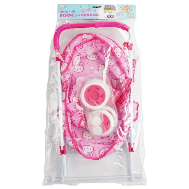 Коляска для ляльок TK Group ТК 19-705 (класична, кошик, сумочка)