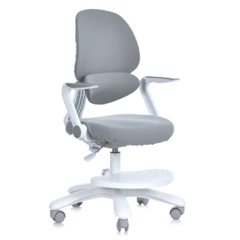 Детское кресло Bambi M 6057-11 с подлокотниками, регулировка спинки, сетка, подножка, блокировка колёс