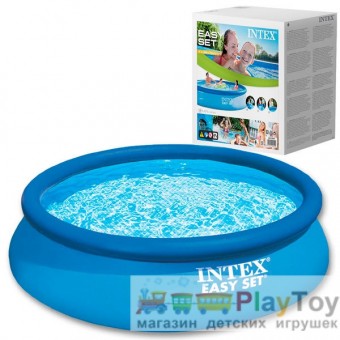 Семейный надувной бассейн Intex Easy Set 28130 (56420) круглый 366 х 76