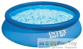 Семейный надувной бассейн Intex Easy Set 28130 (56420) круглый 366 х 76 Семейный надувной бассейн Intex Easy Set 28130 (56420) круглый 366 х 76