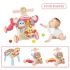 Ходунки-каталка Multifunction Walker HE 0827 4 в 1 (толокарь, самокат, интерактивный столик, пианино)
