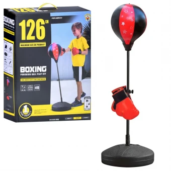 Боксерский набор MR 1127 (груша 24 см, стойка 90-126 см, перчатки)