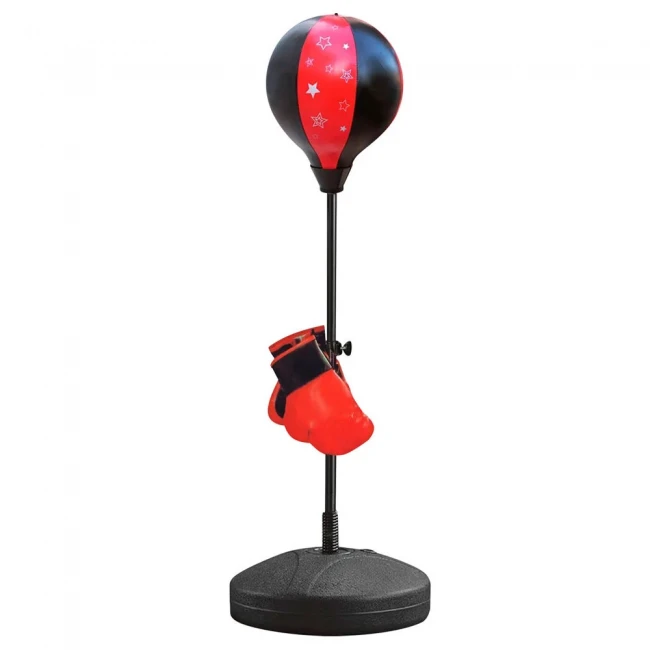 Боксерский набор MR 1127 (груша 24 см, стойка 90-126 см, перчатки) Боксерский набор MR 1127 (груша 24 см, стойка 90-126 см, перчатки)