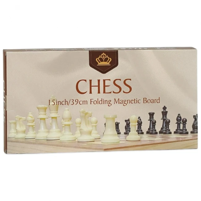 Шахматы C 61559 (деревянная магнитная доска, 34x34 см) Шахматы C 61559 (деревянная магнитная доска, 34x34 см)