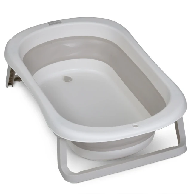 Ванночка детская El Camino ME 1151 Plus Cool Gray (складная, с термометром) Ванночка детская El Camino ME 1151 Plus Cool Gray (складная, с термометром)