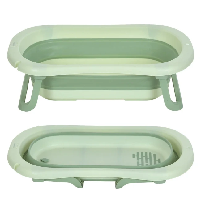 Ванночка детская El Camino ME 1151 Plus Pale Green (складная, с термометром) Ванночка детская El Camino ME 1151 Plus Pale Green (складная, с термометром)