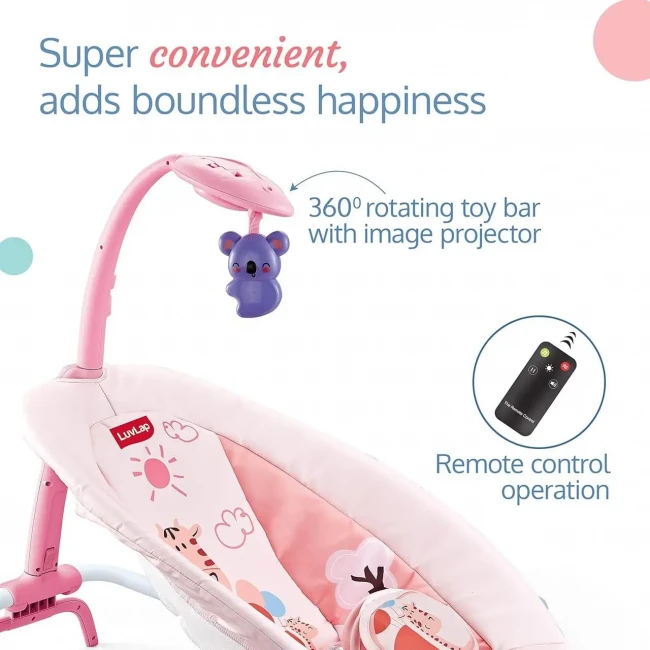 Шезлонг-качалка Rocker 69850 с проектором Шезлонг-качалка Rocker 69850 с проектором