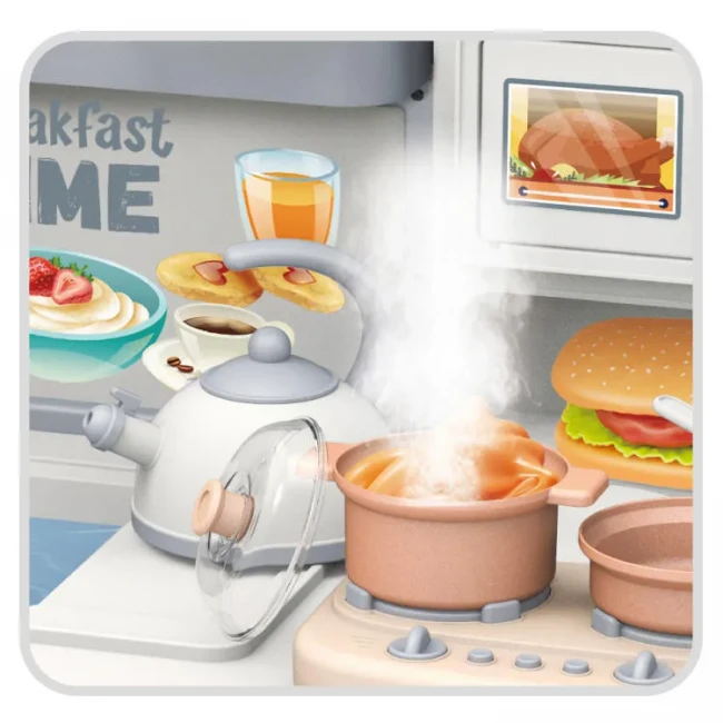 Детская большая кухня 100 T-3 (высота 98 см, свет, звук, вода, парогенератор) Детская большая кухня 100 T-3 (высота 98 см, свет, звук, вода, парогенератор)