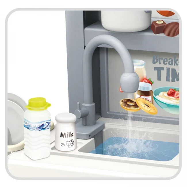 Детская большая кухня 100 T-3 (высота 98 см, свет, звук, вода, парогенератор) Детская большая кухня 100 T-3 (высота 98 см, свет, звук, вода, парогенератор)