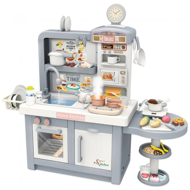 Детская большая кухня 100 T-3 (высота 98 см, свет, звук, вода, парогенератор) Детская большая кухня 100 T-3 (высота 98 см, свет, звук, вода, парогенератор)