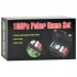 Набор для покера Poker Game Set-100 (100 фишек - 4 номинала, 2 колоды карт, кейс)