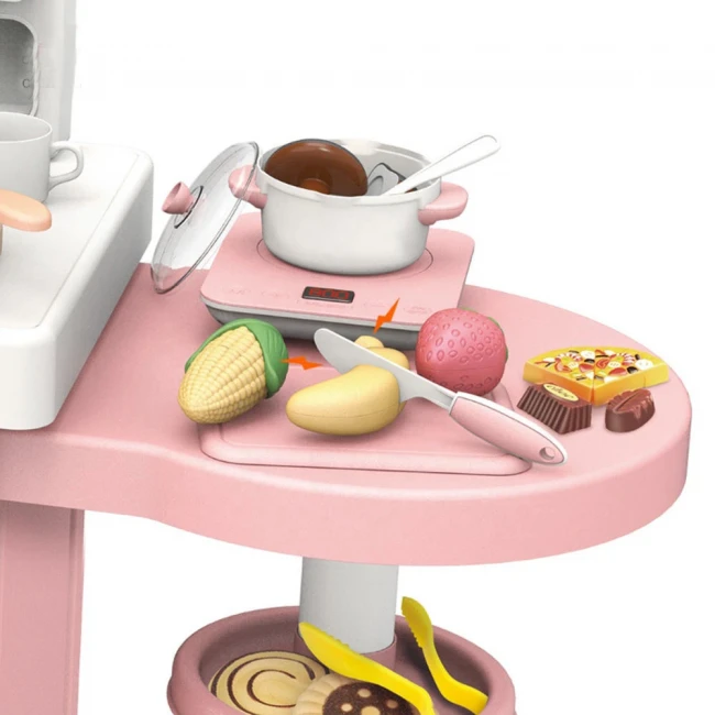 Дитяча велика кухня 100 T-4 (висота 98 см, світло, звук, вода, парогенератор)