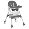 Стільчик для годування Bambi M 6302 Gray (знімний столик, підніжка, кошик, чохол)