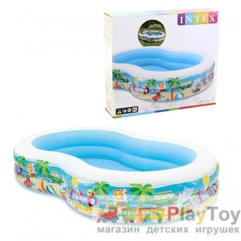 Детский надувной бассейн Intex (56490) 262 х 160 х 46 см