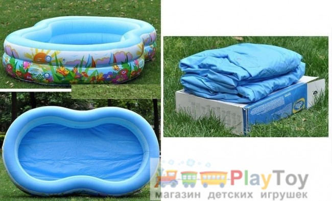 Дитячий надувний басейн Intex (56490) 262 х 160 х 46 см Дитячий надувний басейн Intex (56490) 262 х 160 х 46 см