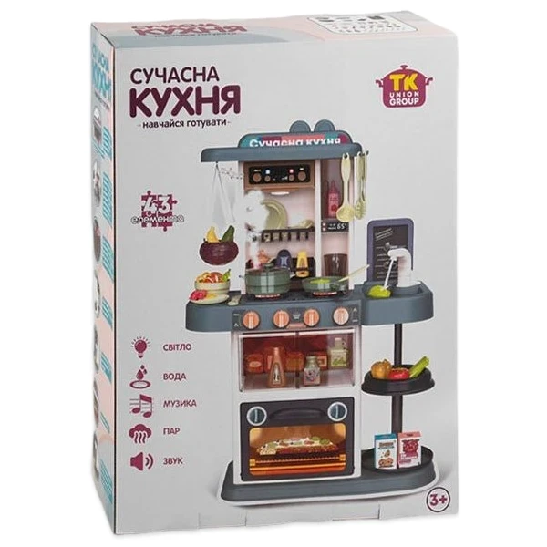Дитяча кухня TK Group 65683 / 65583 (висота 70 см, світло, звук, вода, парогенератор)