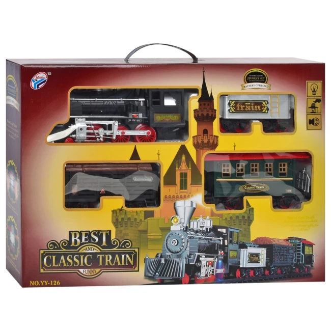 Залізниця YY-126EN Classical Train (дим, довжина колії 420 см)