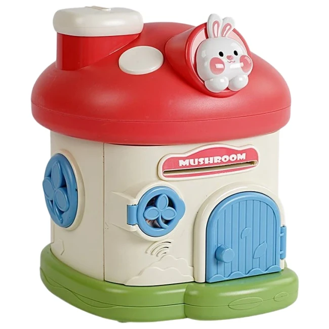 Детский сейф копилка Piggy Bank 11002 для купюр и монет, музыка, подсветка, пин-код, отпечаток пальца Детский сейф копилка Piggy Bank 11002 для купюр и монет, музыка, подсветка, пин-код, отпечаток пальца