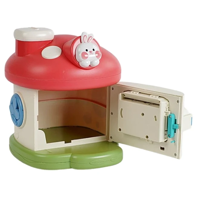 Детский сейф копилка Piggy Bank 11002 для купюр и монет, музыка, подсветка, пин-код, отпечаток пальца Детский сейф копилка Piggy Bank 11002 для купюр и монет, музыка, подсветка, пин-код, отпечаток пальца