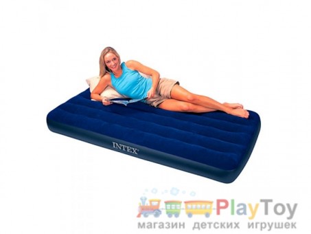 Велюровый матрас Intex (68757)  99x191x22