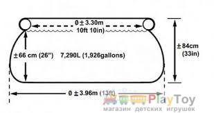 Семейный надувной бассейн Intex Easy Set (28142) круглый 396 х 84 см Семейный надувной бассейн Intex Easy Set (28142) круглый 396 х 84 см