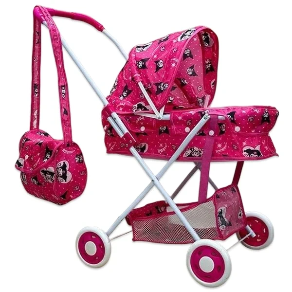 Коляска для ляльок TK Group ТК 55-420 (класична, кошик, сумочка)