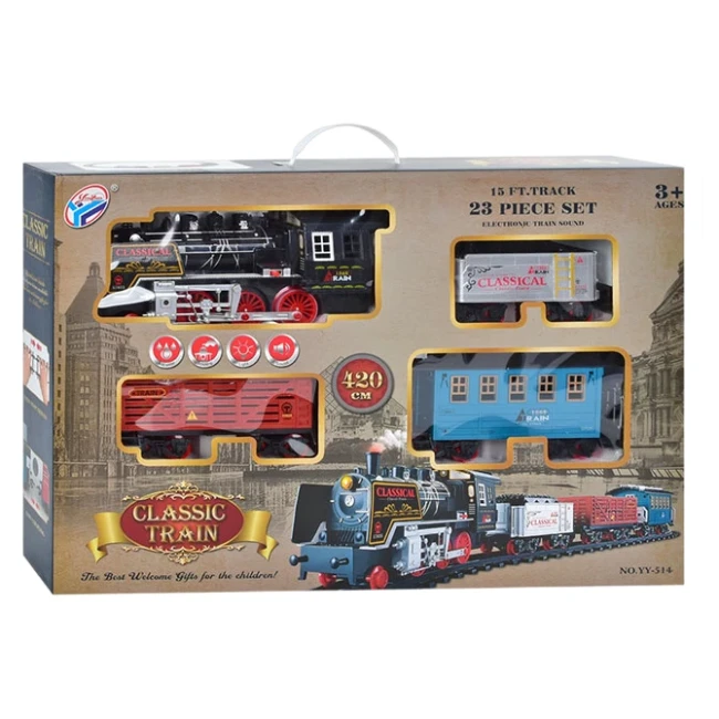 Залізниця YY-514 Classical Train (дим, довжина колії 420 см, USB)