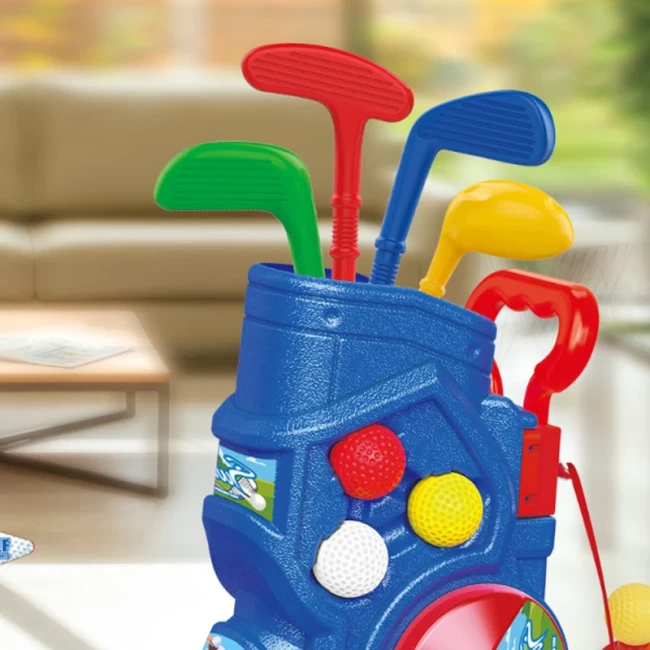 Набор для игры в гольф 777-587-1 (поле 101,4x22,8 см, сумка для клюшек)