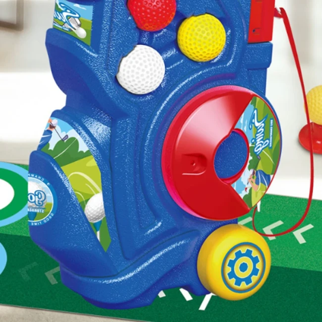 Набор для игры в гольф 777-587-1 (поле 101,4x22,8 см, сумка для клюшек)