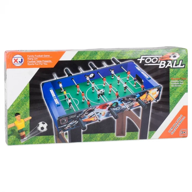 Настольный футбол XJ 803-2 (69x36x66 см, деревянный, 6 штанг, на ножках) Настольный футбол XJ 803-2 (69x36x66 см, деревянный, 6 штанг, на ножках)