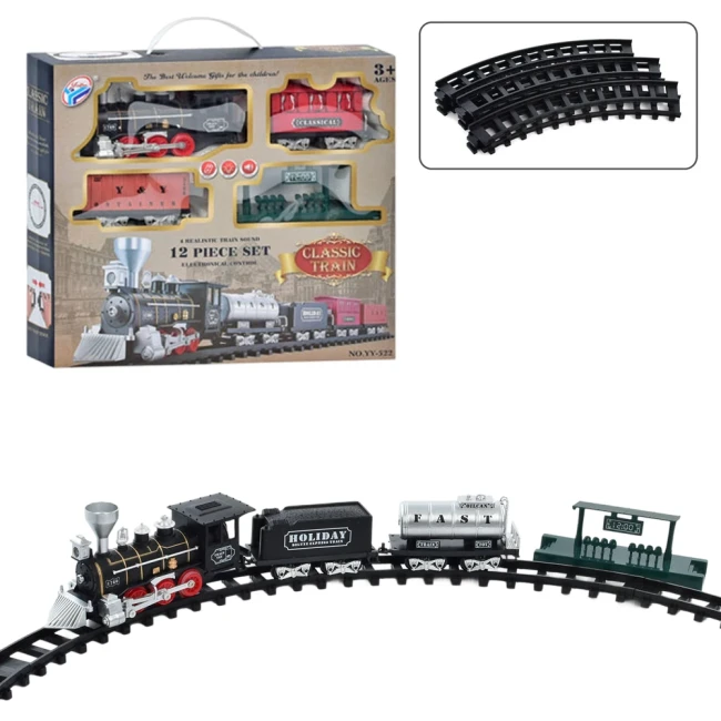 Залізниця YY-522 Classical Train (дим, 88x88 см)