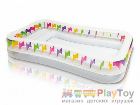 Детский надувной бассейн Intex (57477) 295 х 175 х 53 см