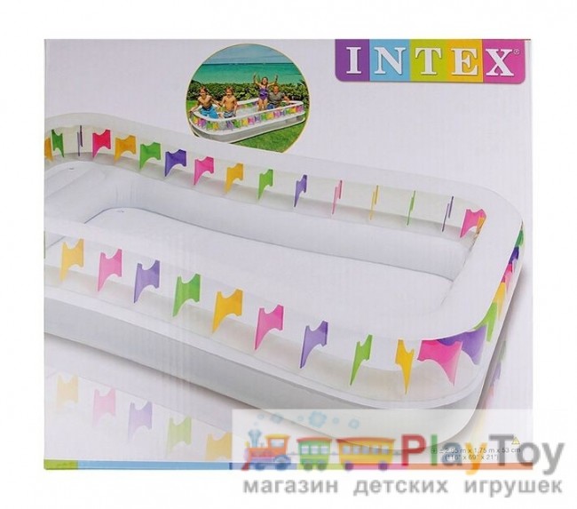 Детский надувной бассейн Intex (57477) 295 х 175 х 53 см Детский надувной бассейн Intex (57477) 295 х 175 х 53 см
