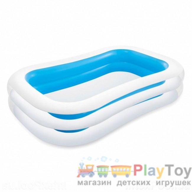 Детский бассейн Intex 56483-3 Семейный 262 х 175 х 56 см с шариками 10 шт подстилкой тентом насосом Детский бассейн Intex 56483-3 Семейный 262 х 175 х 56 см с шариками 10 шт подстилкой тентом насосом