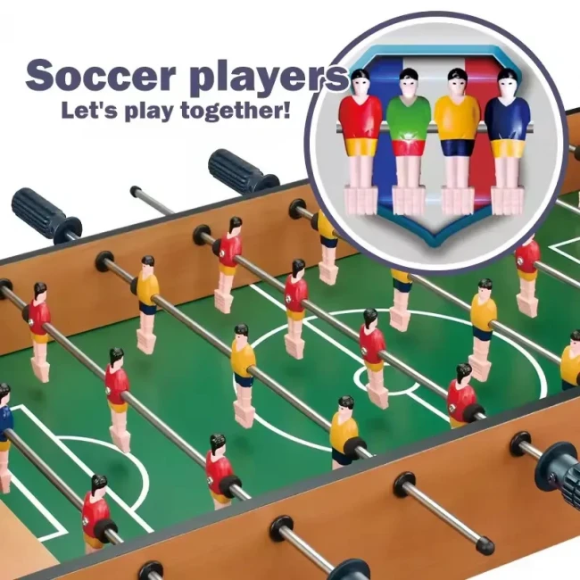 Настольный футбол 2368 (88x63x22 см, деревянный, 8 штанг) Настольный футбол 2368 (88x63x22 см, деревянный, 8 штанг)