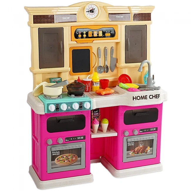 Дитяча кухня Home Chef 922-163 (висота 83 см, світло, звук, вода, парогенератор)