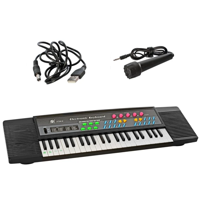 Детский синтезатор Limo Toy MS-3738 (44 клавиши, микрофон, запись, USB, от сети/батареек) Детский синтезатор Limo Toy MS-3738 (44 клавиши, микрофон, запись, USB, от сети/батареек)