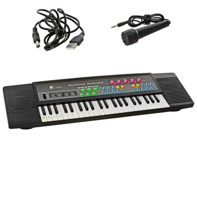 Детский синтезатор Limo Toy MS-3738 (44 клавиши, микрофон, запись, USB, от сети/батареек) Детский синтезатор Limo Toy MS-3738 (44 клавиши, микрофон, запись, USB, от сети/батареек)