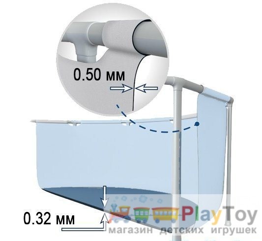 Каркасный наливной бассейн Intex (28700) 305 х 76 см Каркасный наливной бассейн Intex (28700) 305 х 76 см