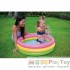 Дитячий надувний басейн Intex 58924-1 Веселка 86 х 25 см з кульками 10 шт