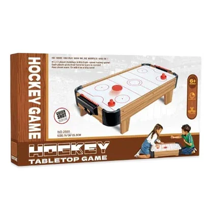Аэрохоккей 2556 (76x38x61 см, деревянный, на ножках, на батарейках)