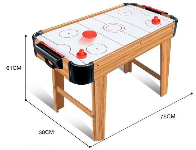 Аэрохоккей 2556 (76x38x61 см, деревянный, на ножках, на батарейках)