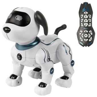 Робот-собака Космопес ТК-12302 на радиоуправлении (29 см, батарейки, свет, звук)