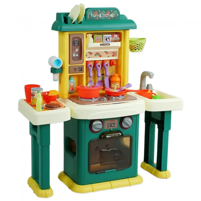 Дитяча кухня + ванна Kitchen&Washstand BL 107 B (висота 70 см, світло, звук, вода, парогенератор)