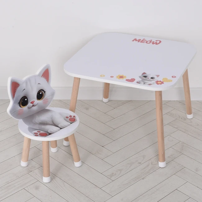 Дитячий столик зі стільцем Bambi M 502-2 дерев'яний