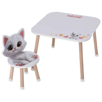 Дитячий столик зі стільцем Bambi M 502-2 дерев'яний Дитячий столик зі стільцем Bambi M 502-2 дерев'яний