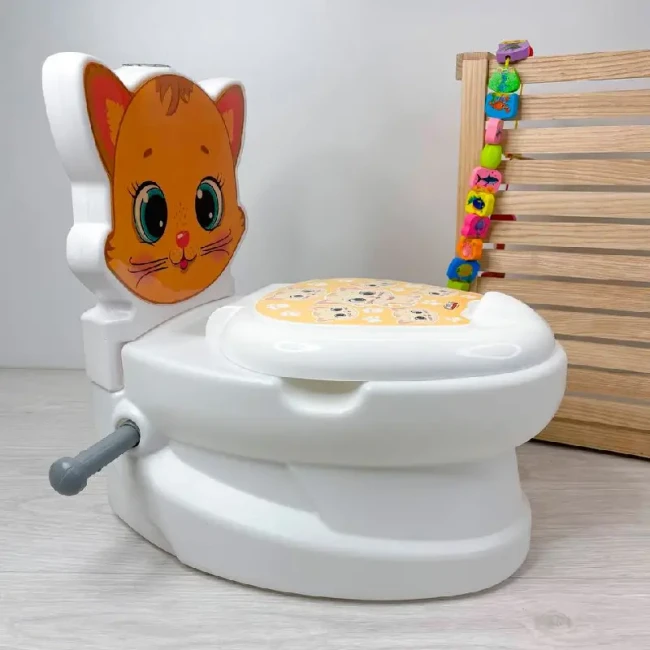 Детский горшок унитаз Pilsan 07-563 Котёнок (музыкальный, подсветка, держатель для бумаги) Детский горшок унитаз Pilsan 07-563 Котёнок (музыкальный, подсветка, держатель для бумаги)