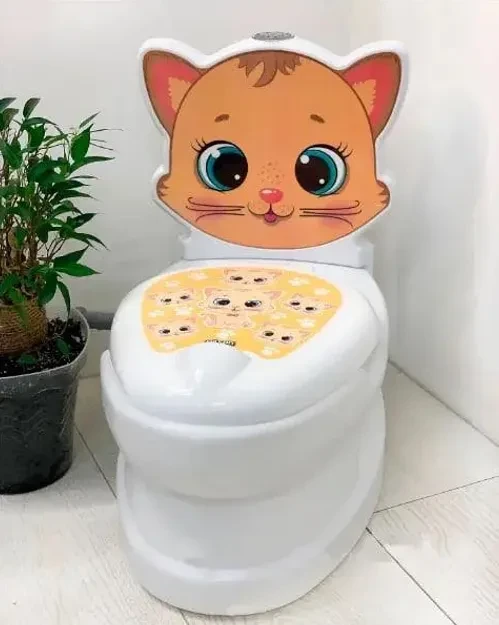 Детский горшок унитаз Pilsan 07-563 Котёнок (музыкальный, подсветка, держатель для бумаги) Детский горшок унитаз Pilsan 07-563 Котёнок (музыкальный, подсветка, держатель для бумаги)