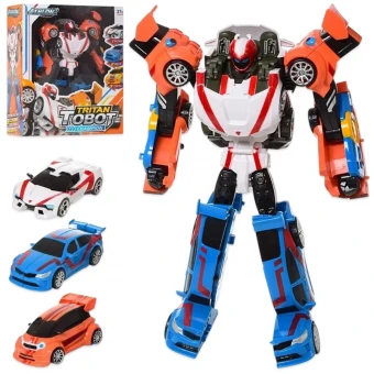 Трансформер Тобот Тритан (506) 32 см, 3 машинки